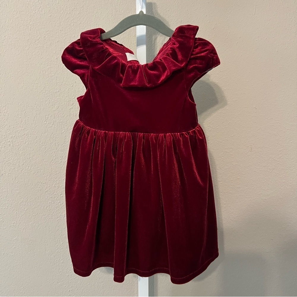 H&M Burgundy Velvet Dress
